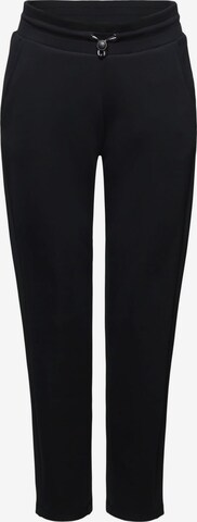 ESPRIT Slim fit Pants in Black: front