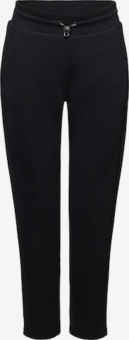 Coupe slim Pantalon ESPRIT en noir : devant