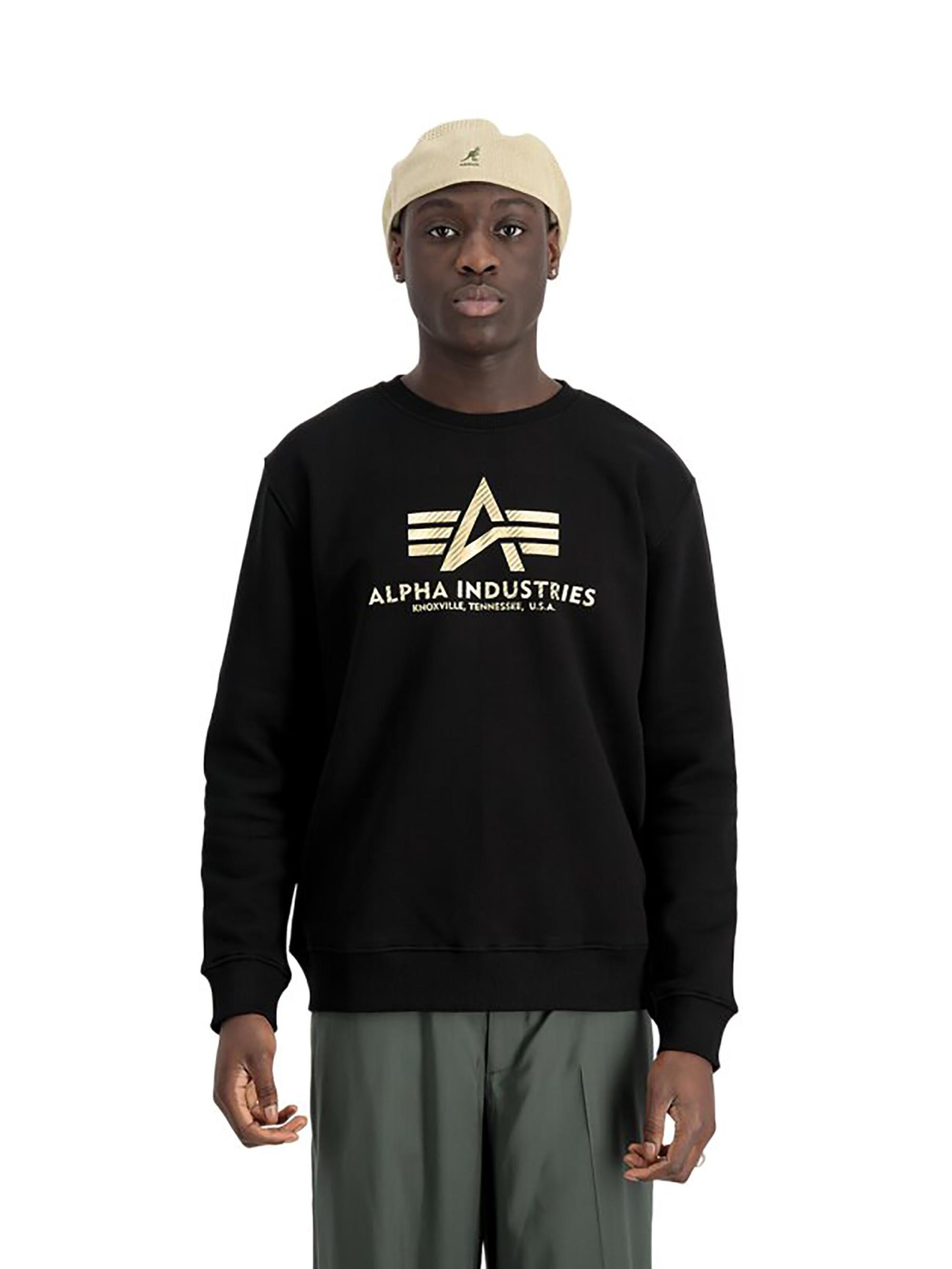 ALPHA INDUSTRIES Sweatshirt 'Basic' in Black