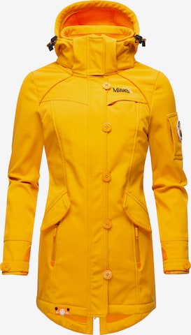 MARIKOO Toiminnallinen takki 'Soulinaa' värissä keltainen: edessä