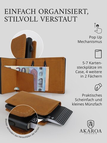 Akaroa Wallet 'Slim Wallet Pelle II' in Brown