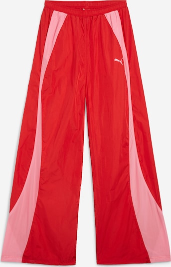 PUMA Sportske hlače 'Dare To' u roza / crvena / bijela, Pregled proizvoda