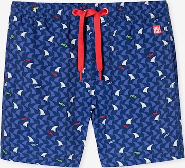 SCHIESSER Board Shorts 'Rat Henry' in Blue: front