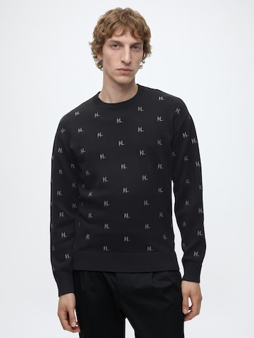 Karl Lagerfeld - Jersey en negro: frente