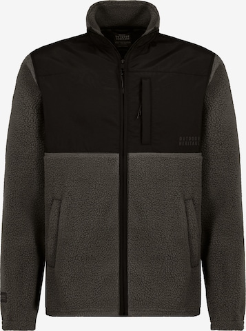 Sublevel Fleece jacket in Brown: front