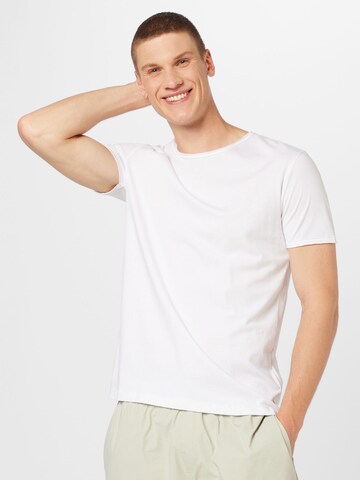 Key Largo Shirt 'FREEZE' in White: front