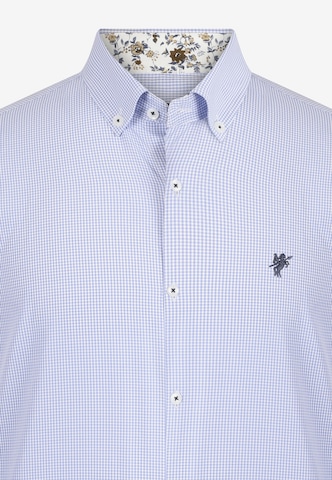 mėlyna DENIM CULTURE Standartinis modelis Marškiniai 'GRANT'