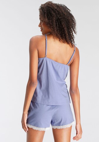 s.Oliver Short Pajama Set in Blue: back