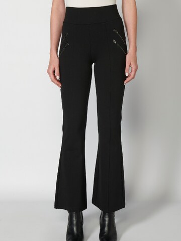 KOROSHI Bootcut Spodnie w kolorze czarny: przód