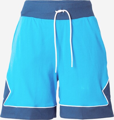 Jordan Pantalon de sport en gentiane / bleu néon / blanc, Vue avec produit
