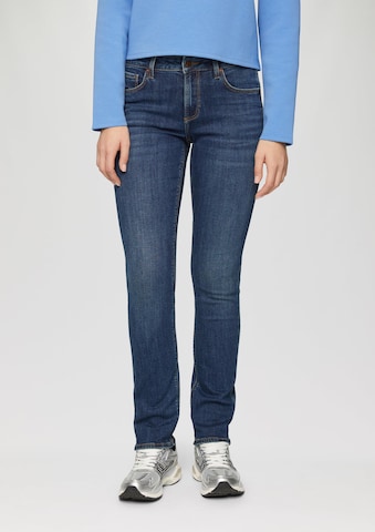 QS Slimfit Džíny 'Catie' – modrá