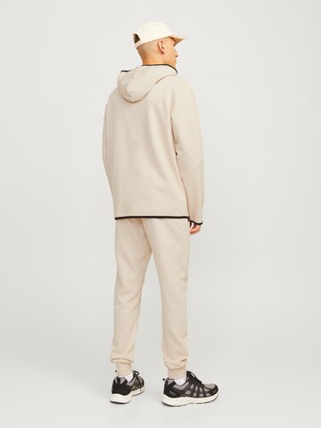 JACK & JONES Tapered Broek 'WILL FUSION' in Beige