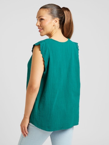 ONLY Carmakoma Blouse 'THYRA' in Green