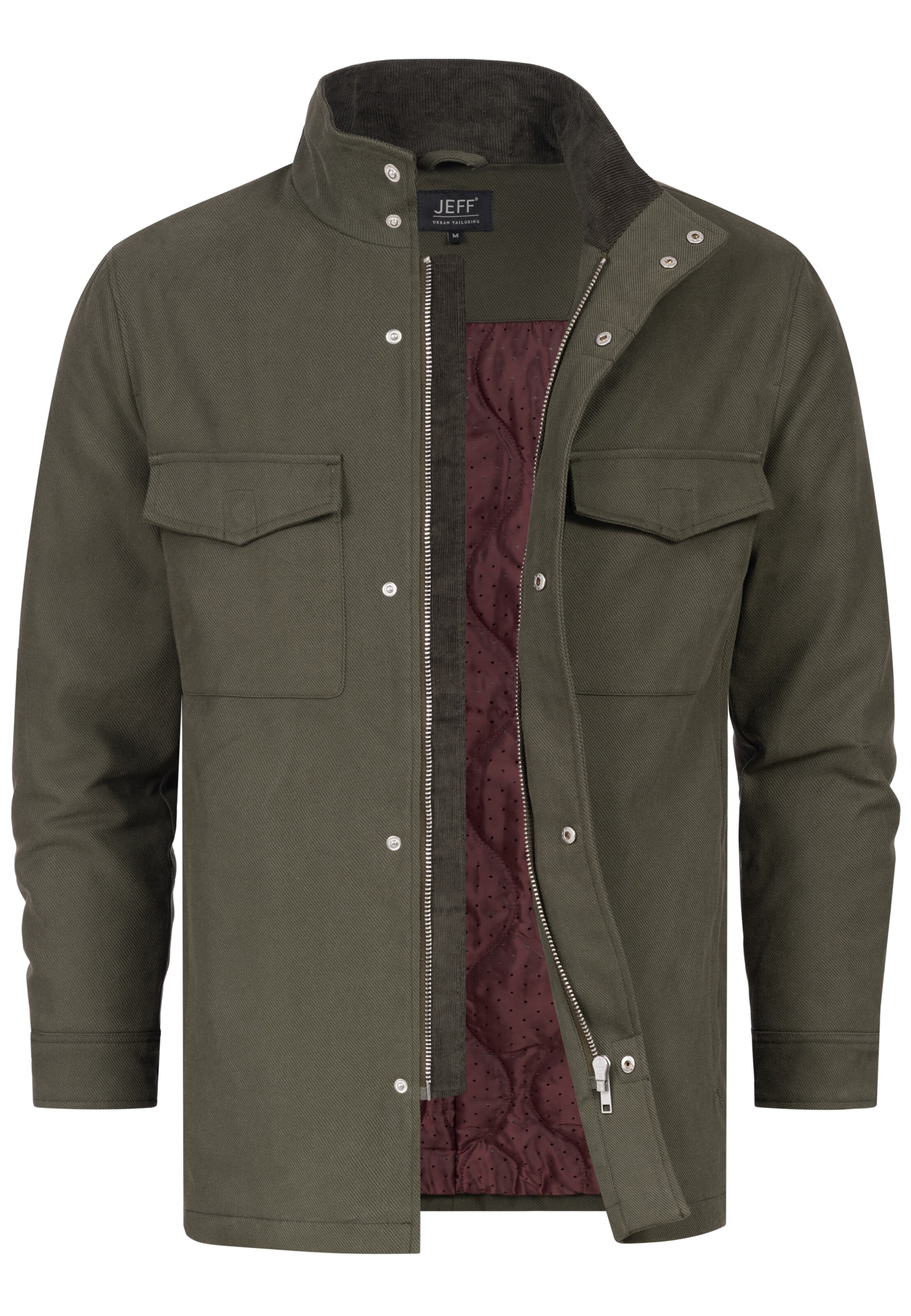 JEFF Tussenjas in Groen: voorkant