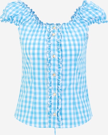 ALMSACH Blouse in Blue: front