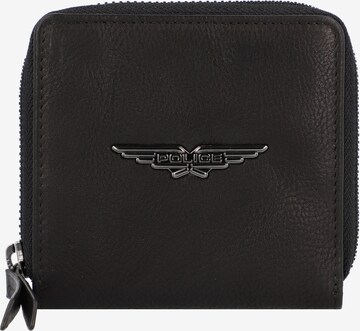 POLICE Wallet in Black: front