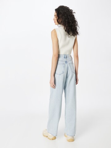 Calvin Klein Jeans Wide Leg Jeans in Blau