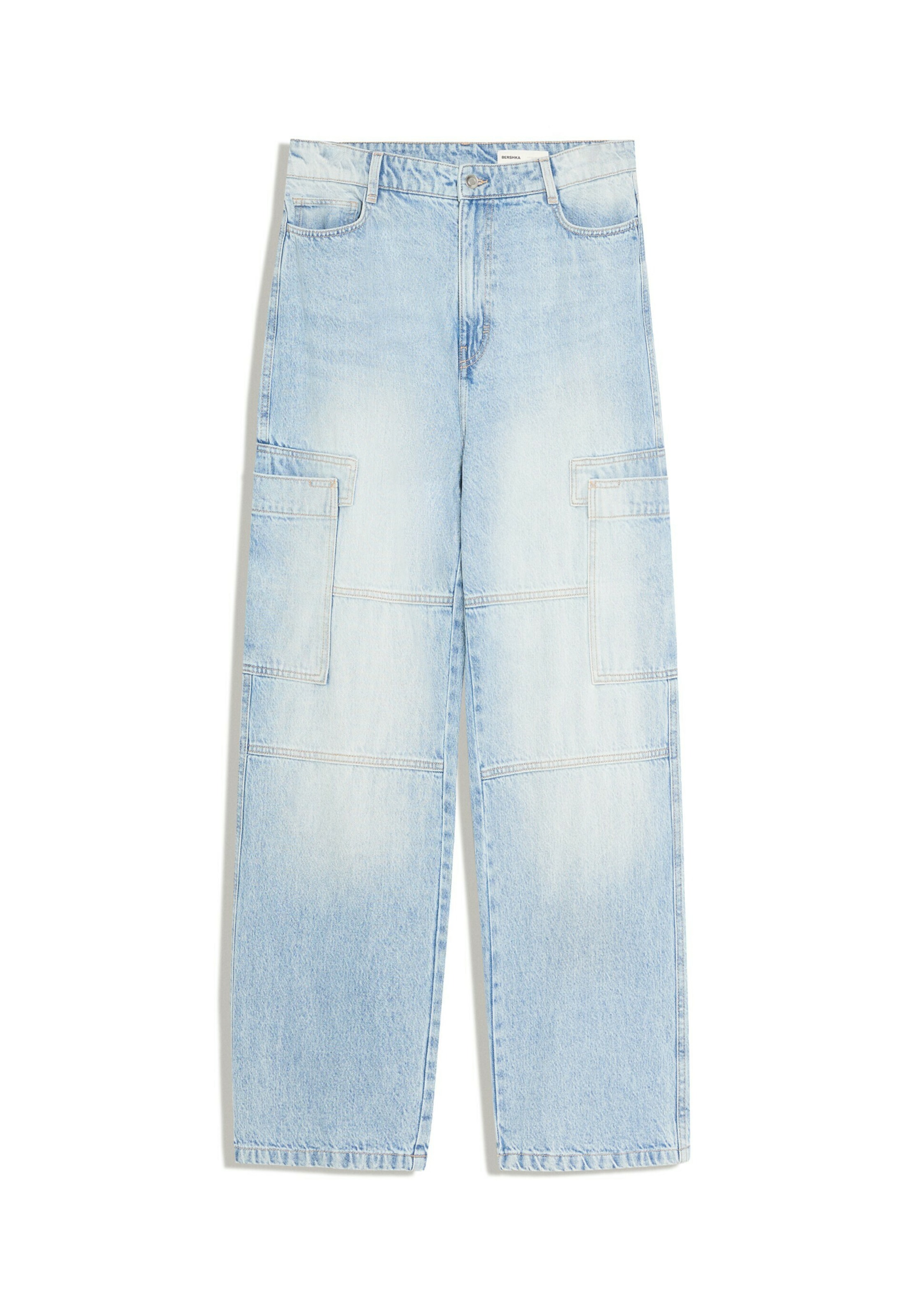 Bershka Baggy Cargo farmer - kék: elől