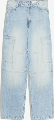 Bershka Baggy Cargo farmer - kék: elől