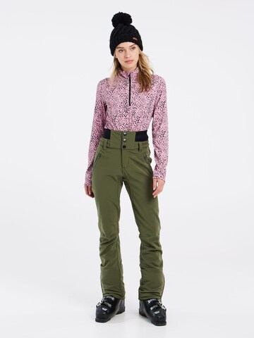 PROTEST Slimfit Sporthose 'LULLABY' in Grün: Vorderseite