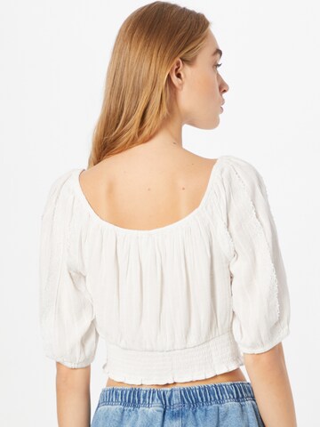 American Eagle - Blusa 'POET' em branco