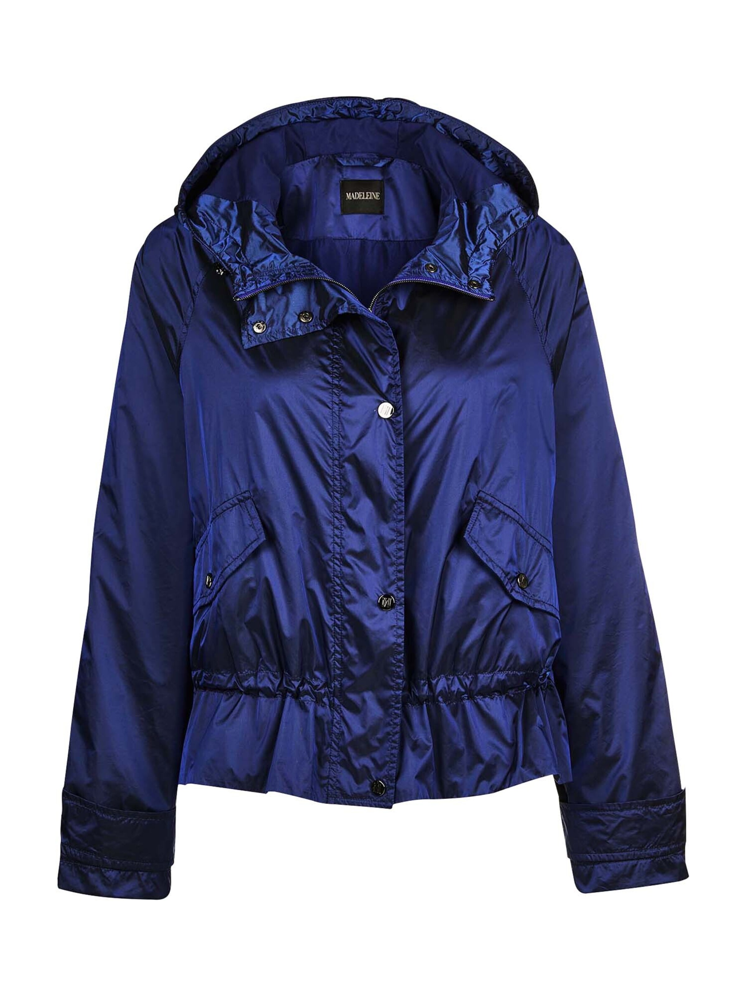 Veste mi-saison MADELEINE en bleu : devant