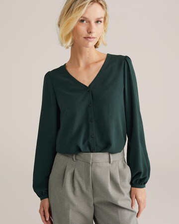 WE Fashion Pusero värissä vihreä: etupuoli