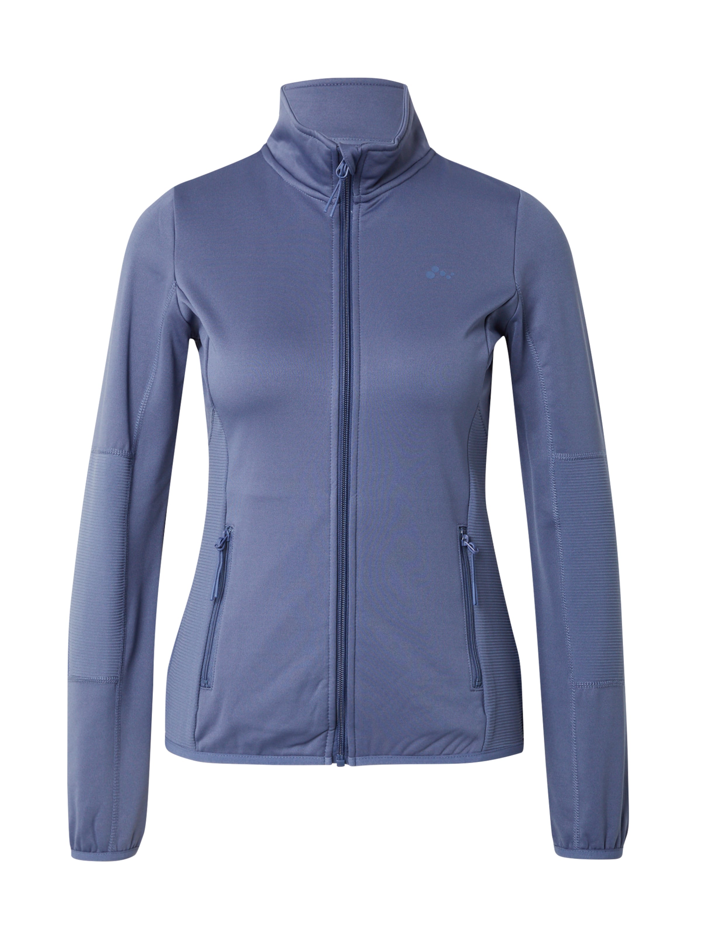ONLY PLAY Athletic Fleece Jacket 'ONLJetta' in Blue: front
