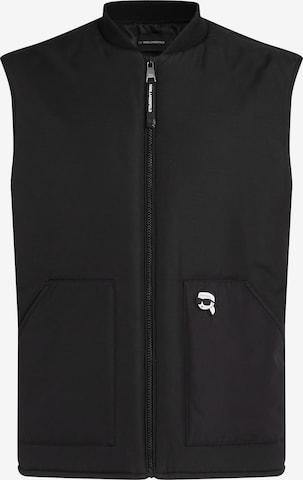 Karl LagerfeldPrsluk 'Ikon' - crna boja: prednji dio