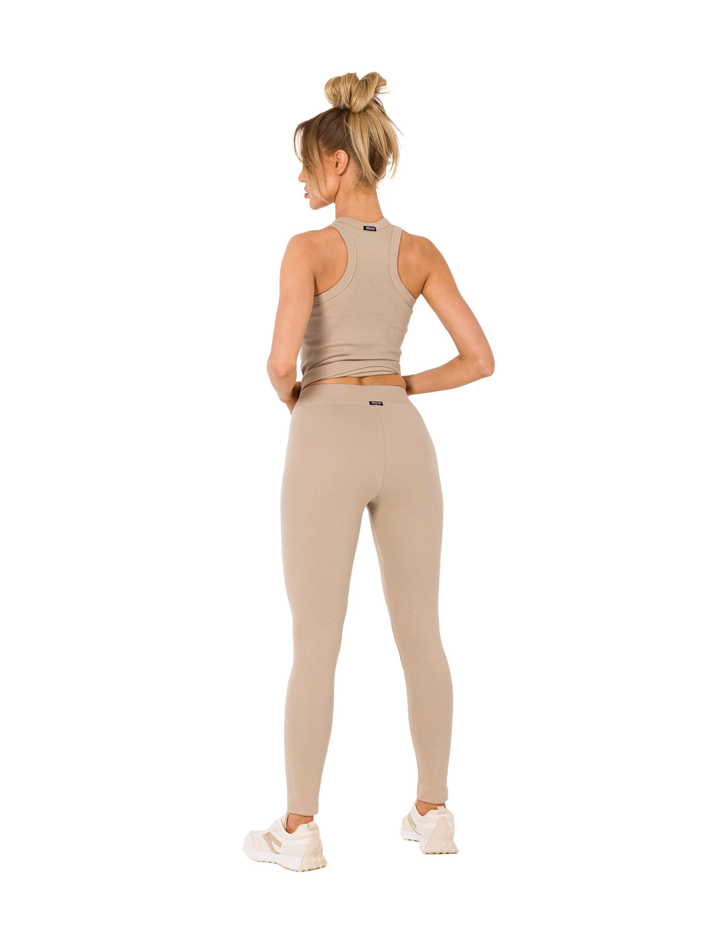 Skinny Leggings 'M734 ' de la made of emotion pe bej