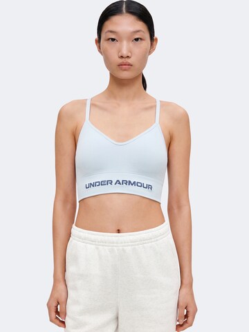 Bustino Reggiseno sportivo 'Vanish Seamless' di UNDER ARMOUR in blu: frontale