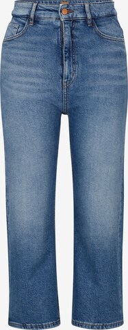 BOSS Bootcut Jeans in Blauw: voorkant