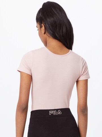 FILA Shirt Bodysuit in Pink