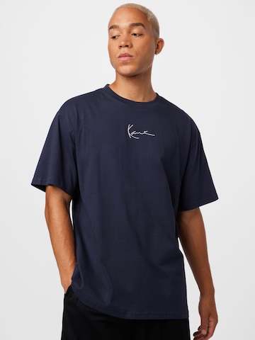 Karl Kani - Ajuste regular Camiseta en azul: frente