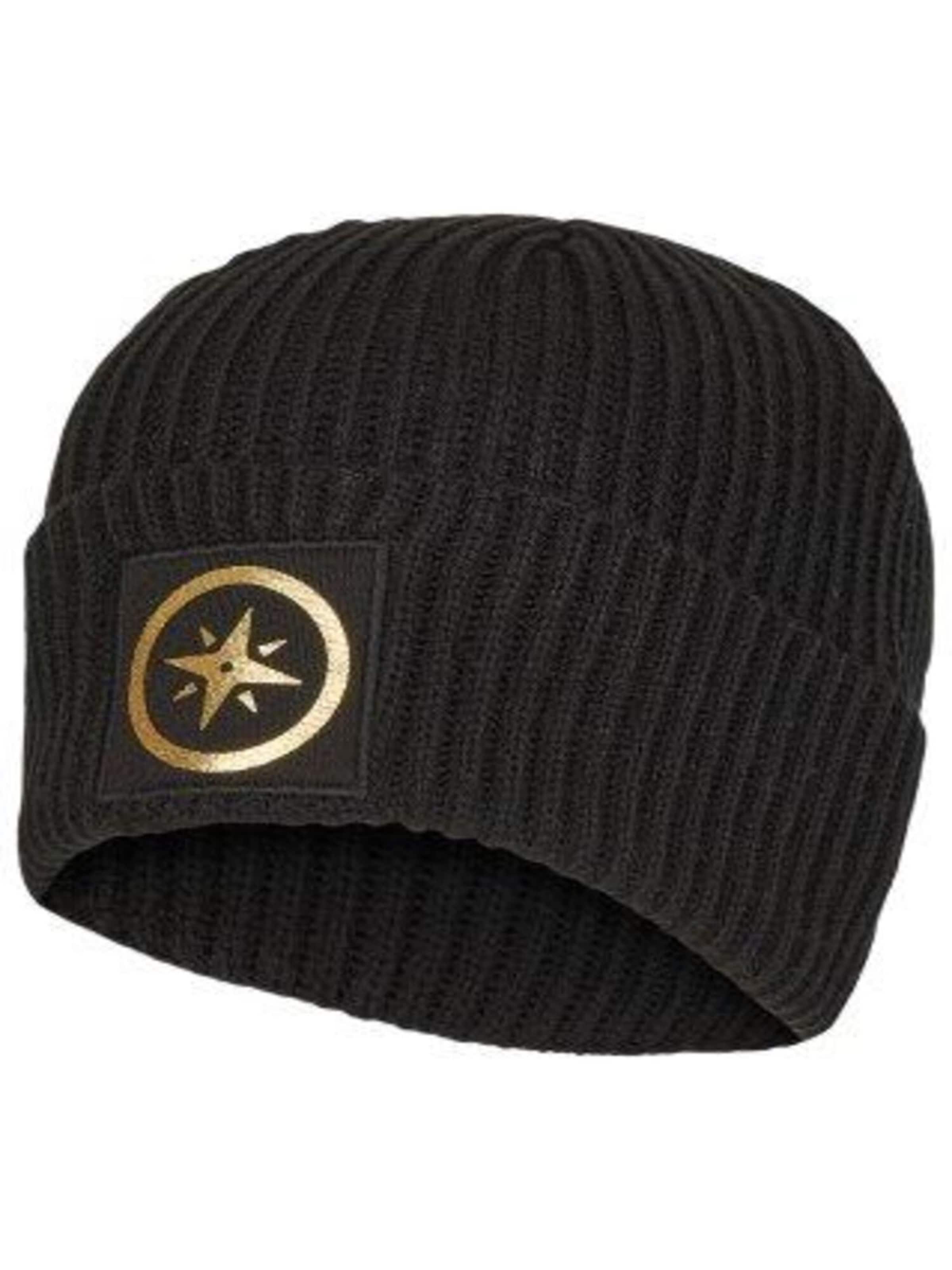 salzhaut Beanie 'Eileen' in Black: front