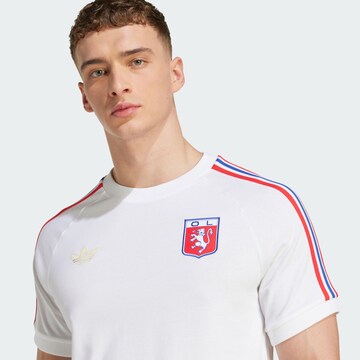 T-Shirt 'Olympique Lyon Anniversary' ADIDAS ORIGINALS en blanc