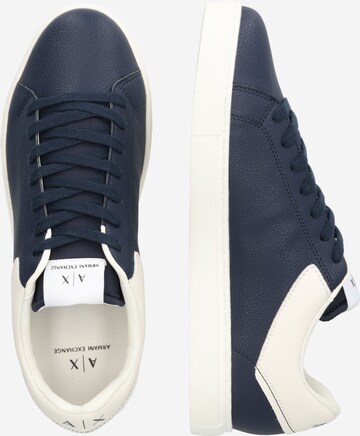 ARMANI EXCHANGE Platform trainers in Blue