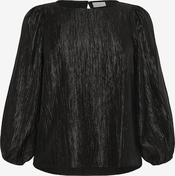 KAFFE CURVE Blúzka 'Rizza' - Čierna: predná strana