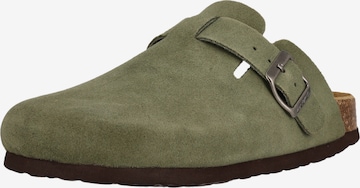 Cruz Mules 'Corwin' in Green: front