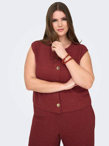 Gilet 'CARVicki' di ONLY Carmakoma in rosso