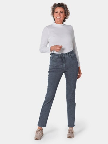 Coupe slim Jean Goldner en bleu