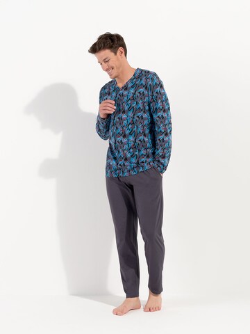 HOM Long Pajamas ' Hanoi ' in Grey: front