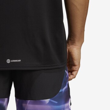 T-Shirt fonctionnel 'Designed For Movement Hiit' ADIDAS PERFORMANCE en noir