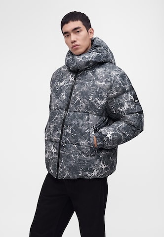 KARL LAGERFELD JEANS Зимно яке в сиво