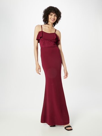 WAL G. Βραδινό φόρεμα 'MITA' σε κόκκινο: μπροστά
