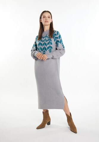 Abito in maglia 'Lurea' di Usha in grigio