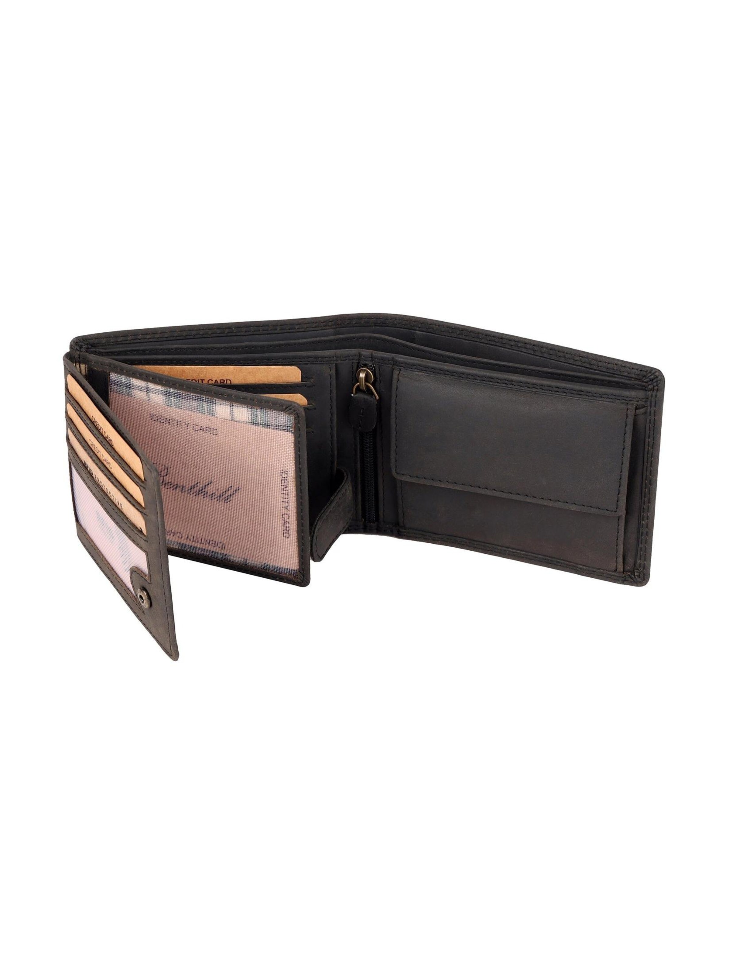 Benthill Wallet in Black: front