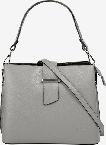 Cluty Handbag in Grey: front