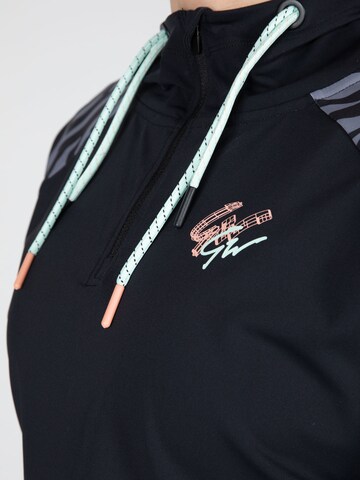 Gorilla Wear Sportief sweatshirt 'Zion' in Zwart