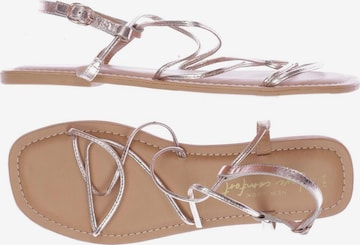 NEW LOOK Sandalen 42 in Gold: Vorderseite